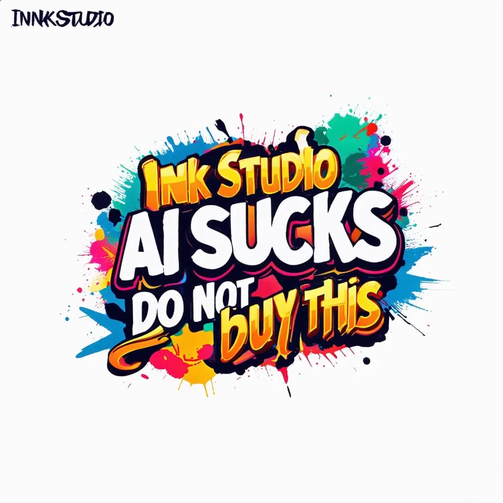 "Ink Studio AI sucks, do not buy this"