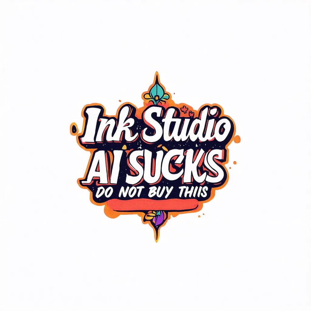 "Ink Studio AI sucks, do not buy this"