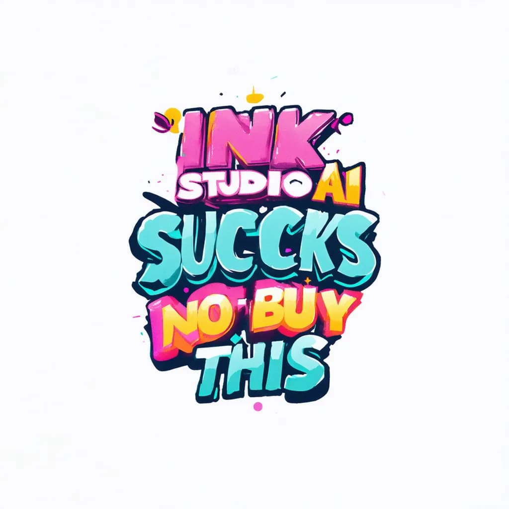 "Ink Studio AI sucks, do not buy this"