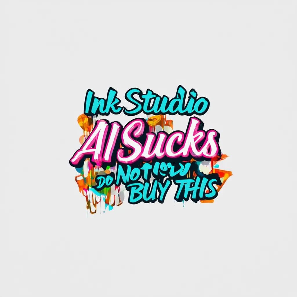 "Ink Studio AI sucks, do not buy this"