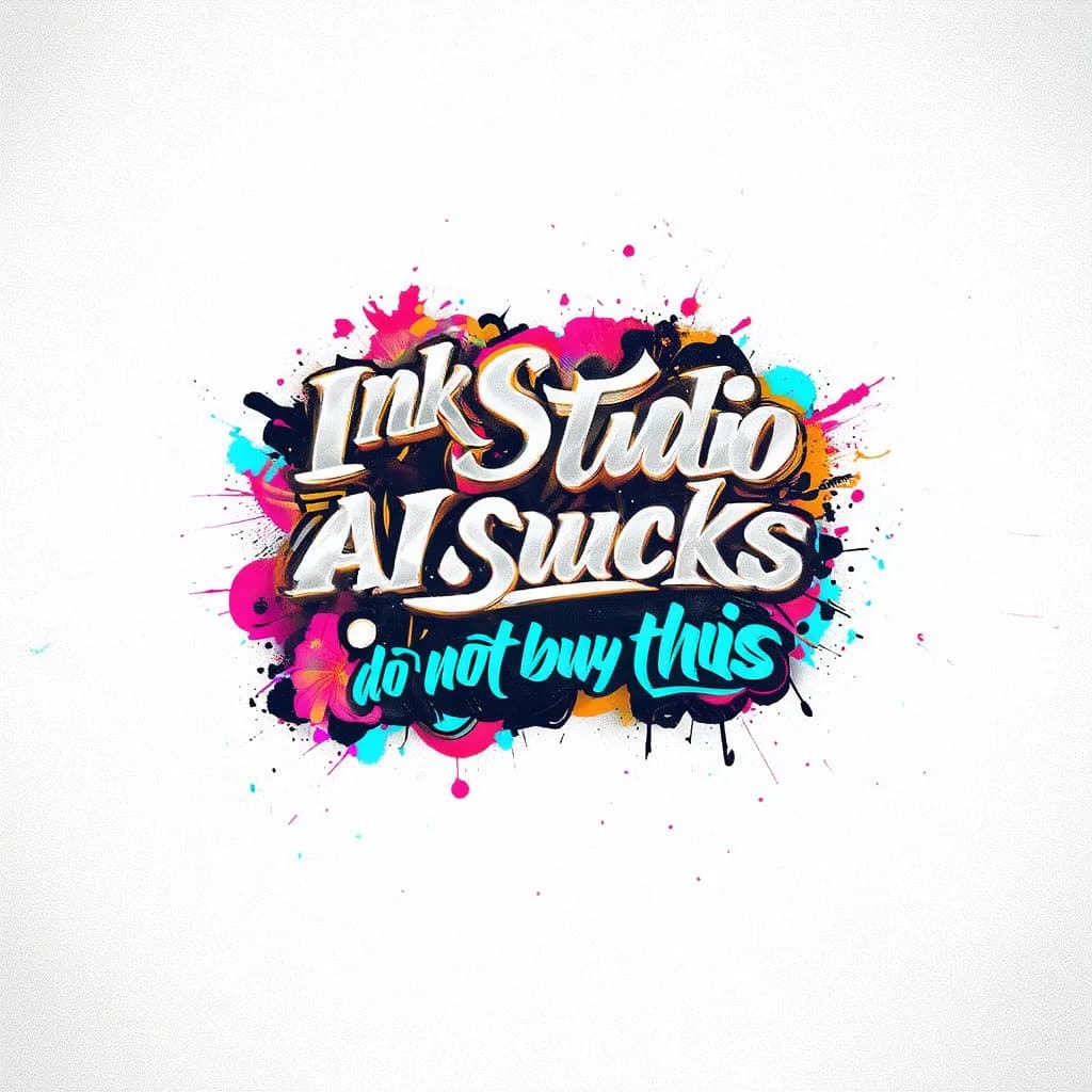 "Ink Studio AI sucks, do not buy this"