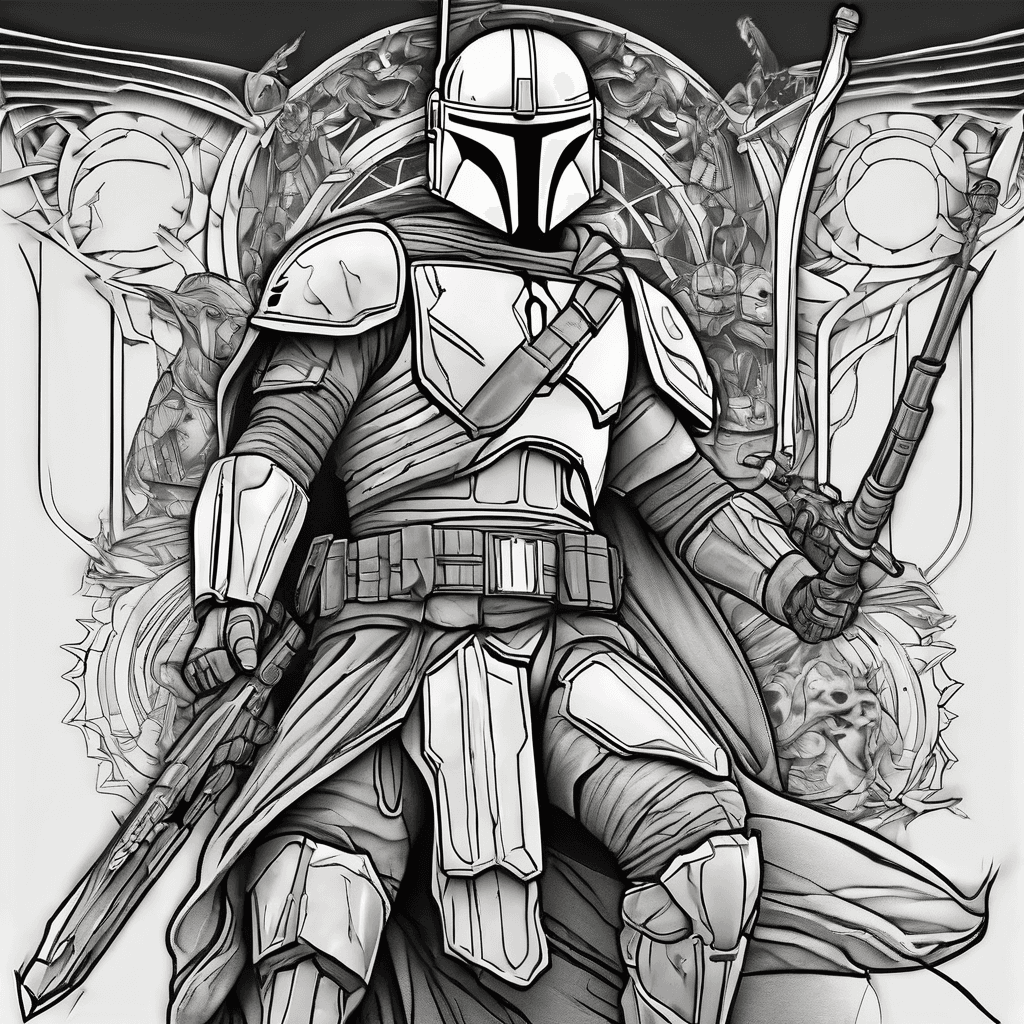 Mandalorian battle scene