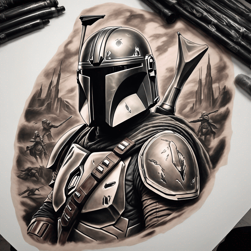Mandalorian battle scene