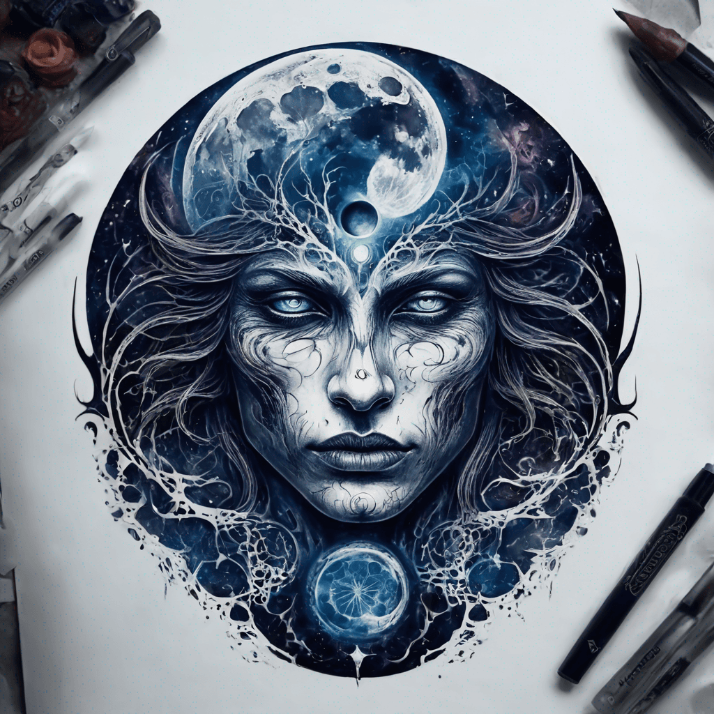 moonphase design demonic version