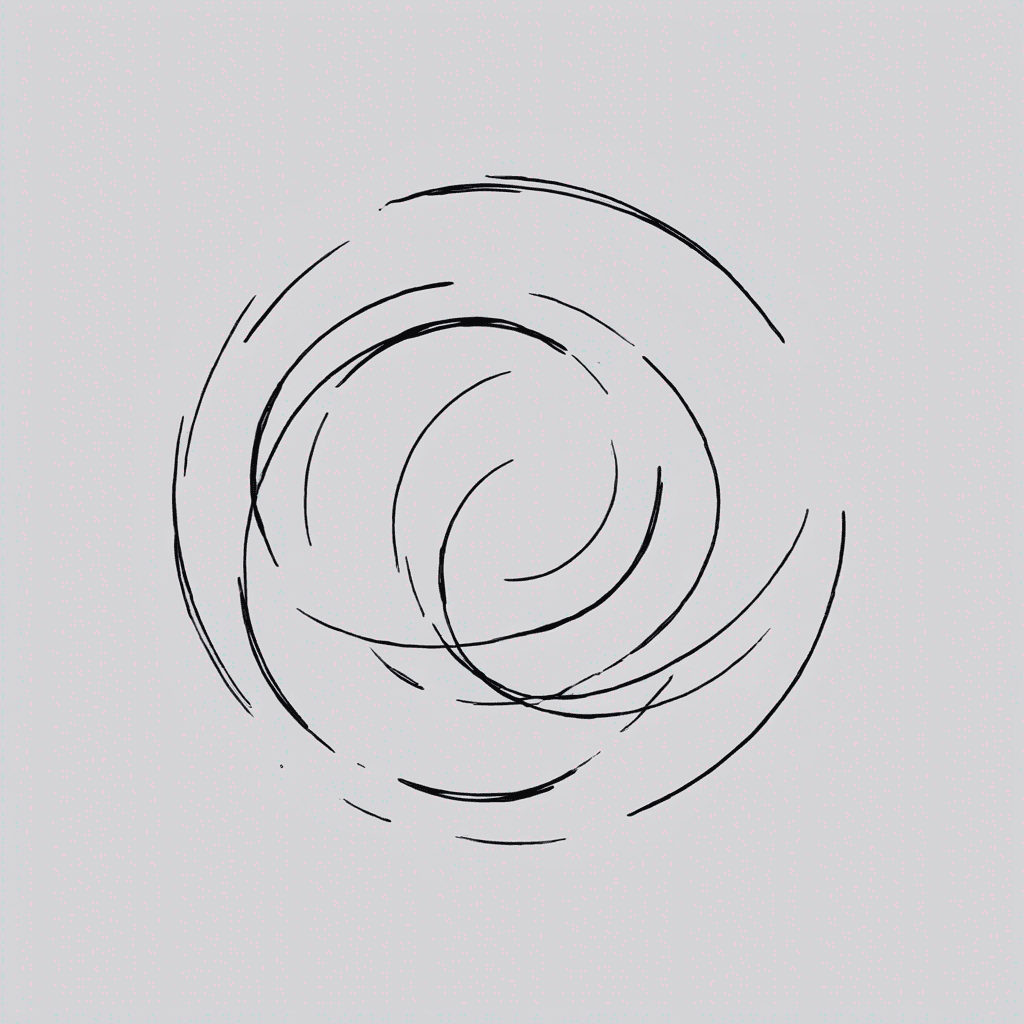 Brushstroke style Enzo circle