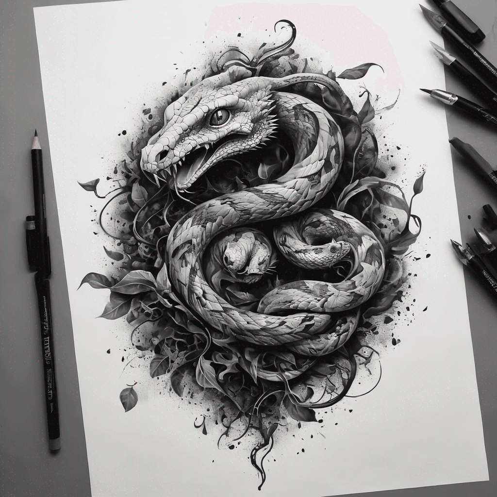 Serpiente del Principito , minimalista