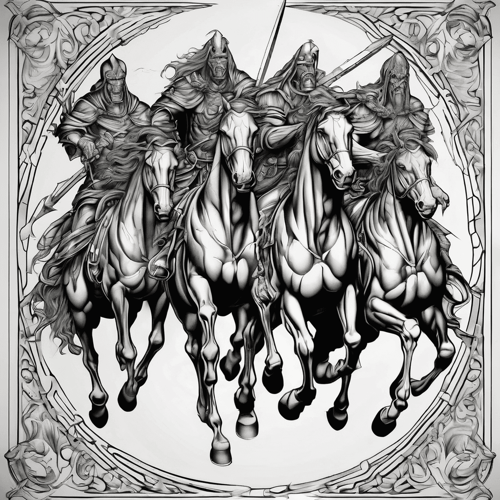 the 4 horsemen of the apocalypse for arms