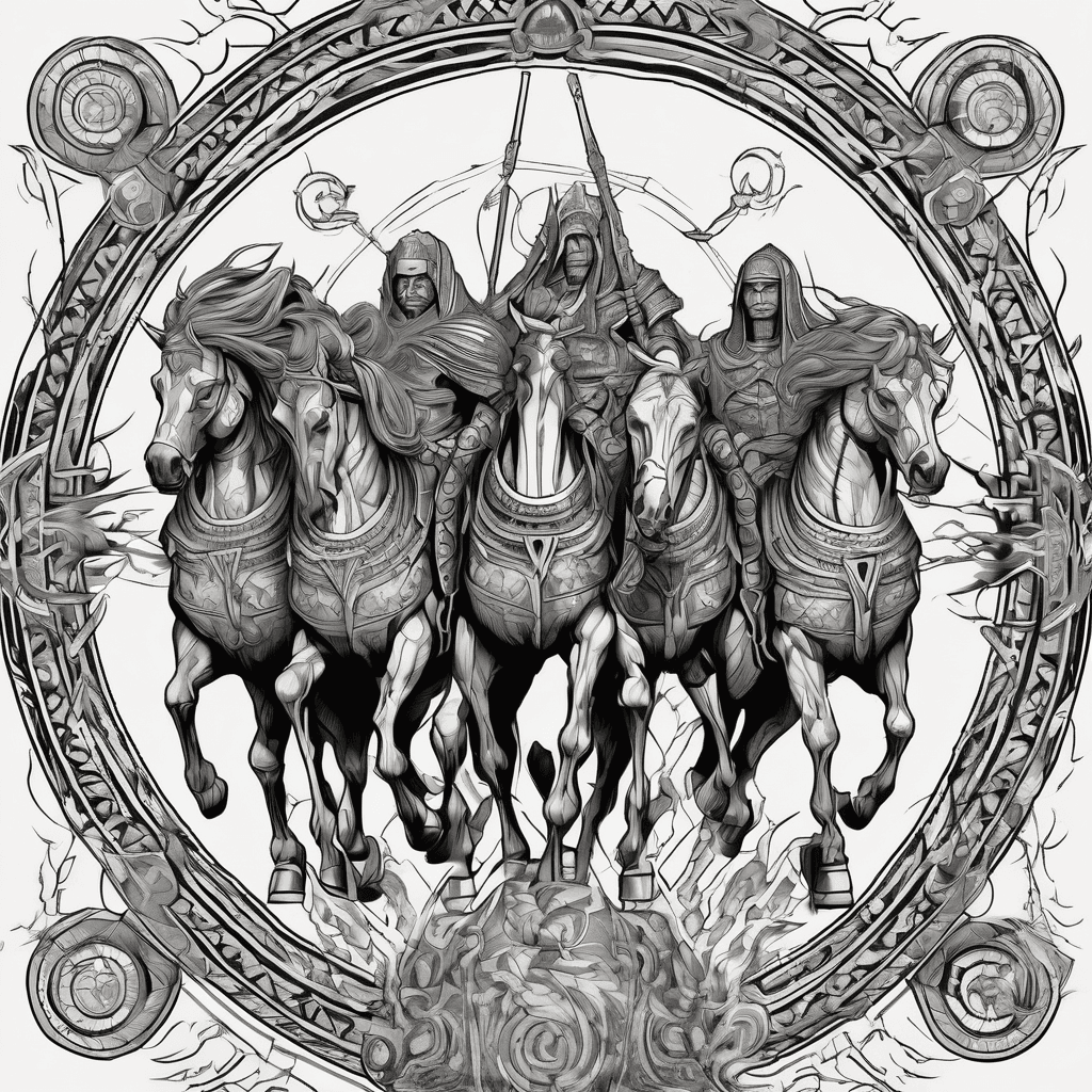 the 4 horsemen of the apocalypse for arms
