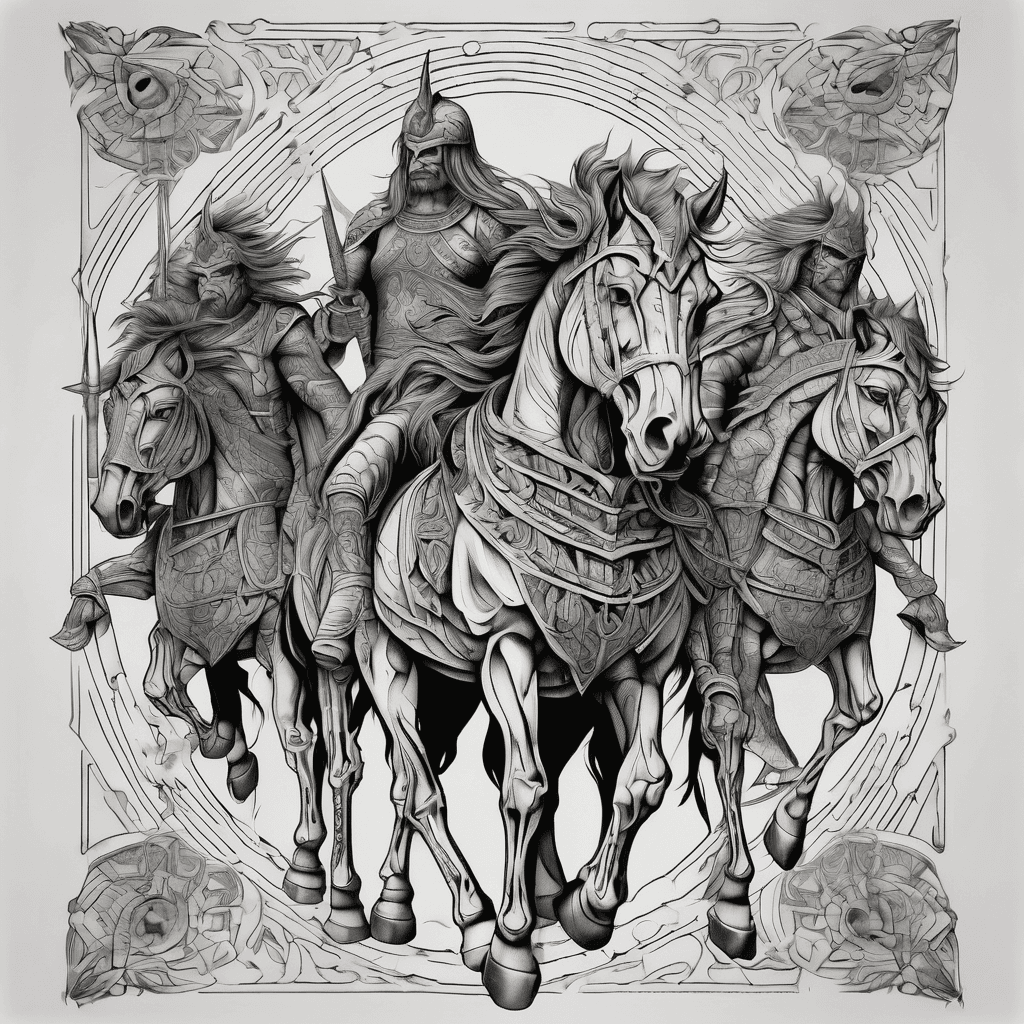 the 4 horsemen of the apocalypse for arms