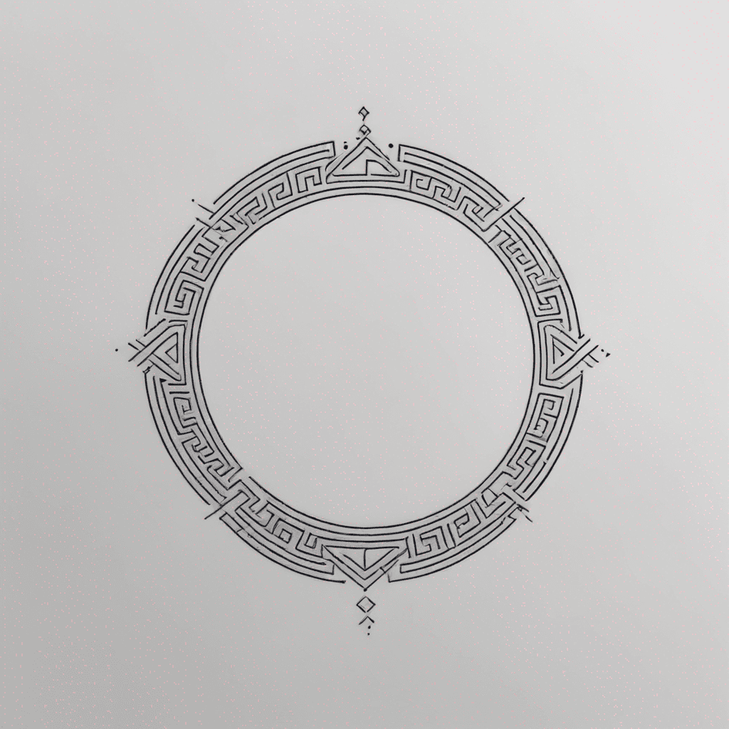 armband with greek art patterns