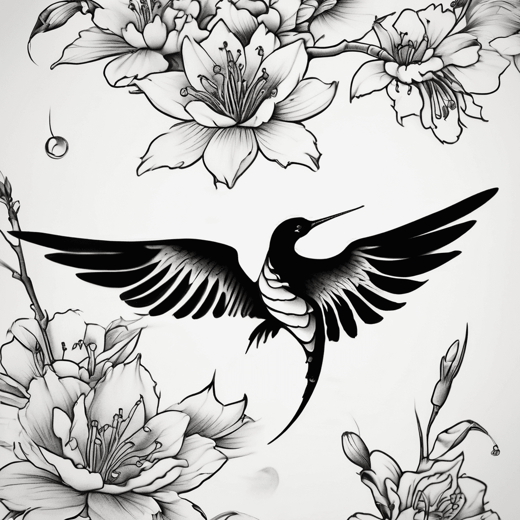 Small fine line minimalist tattoo for the ankle of a women with an artistic twist of the two flying swallows