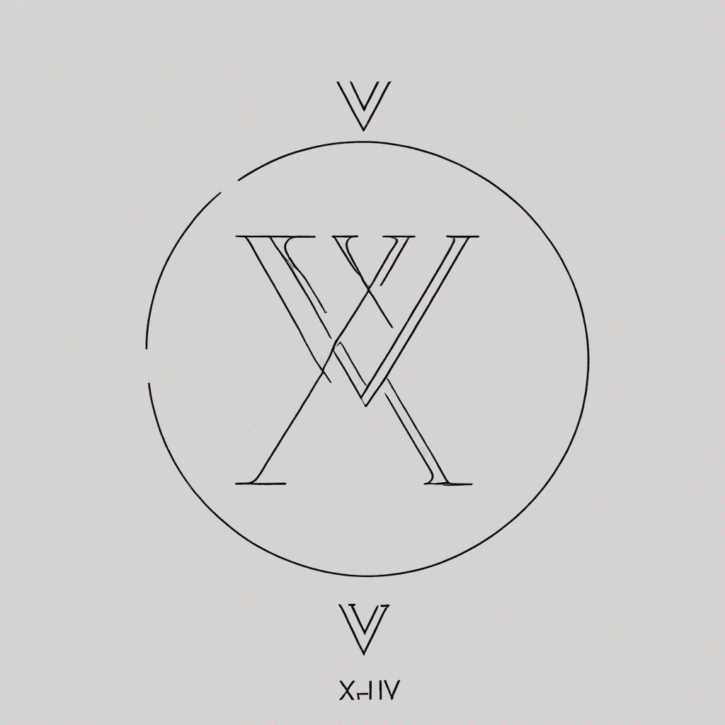 Forearm, male, Modern Roman numerals XXIV.V.MCMLXVII, integrated subtle Gemini glyph