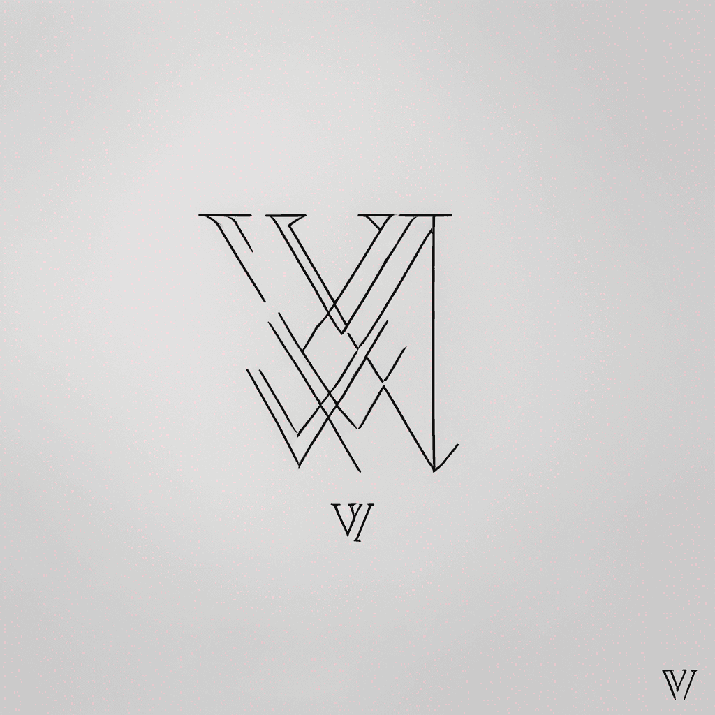 Forearm, male, Modern Roman numerals XXIV.V.MCMLXVII, integrated subtle Gemini glyph
