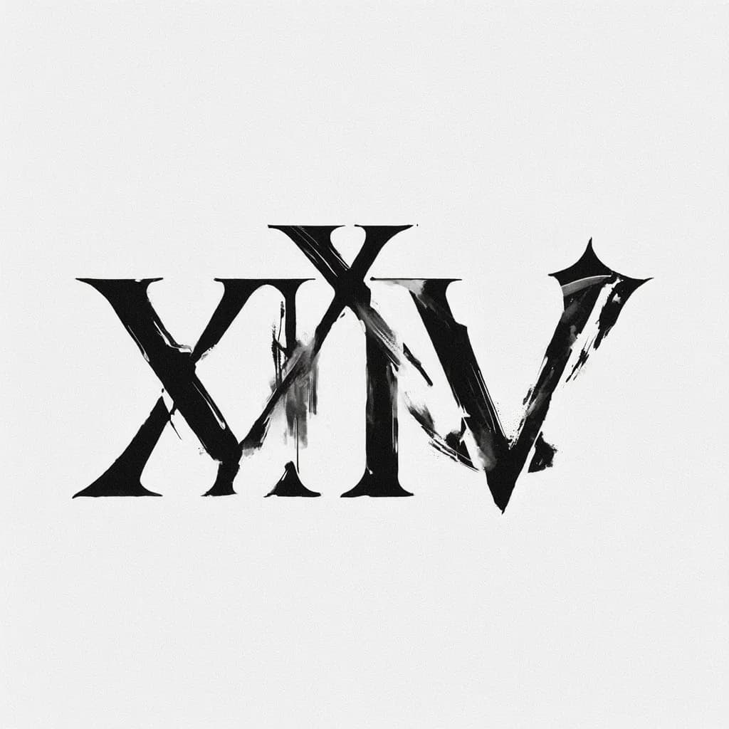 Forearm, male, Roman numerals XXIV.V.MCMLXVII, integrated subtle Gemini glyph, modern font