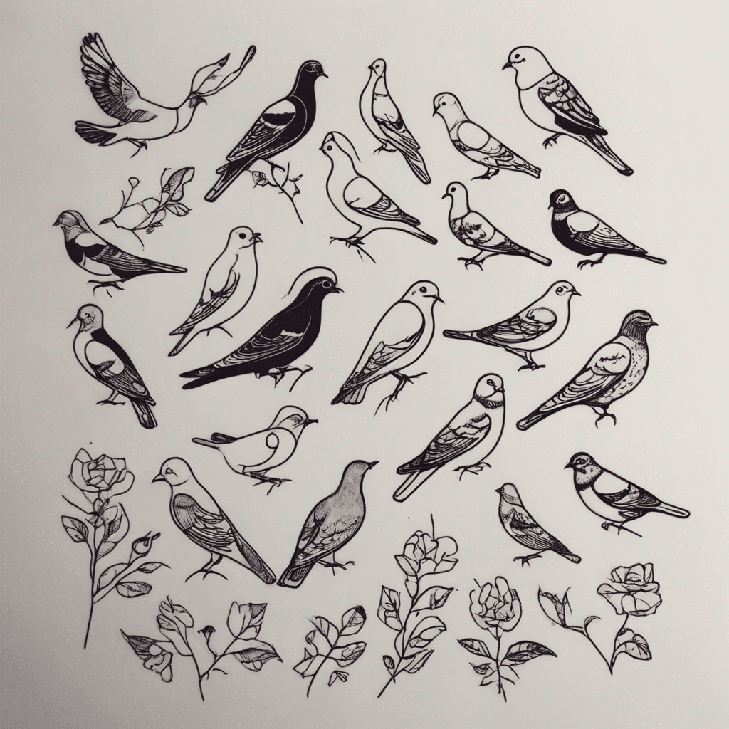 I'm thinking of a half sleeve (top left arm) of aspects of my grandparents garden.
They always fed the birds, blue tits and robins come to mind, and my grandad has a group of pigeons who wait on his shed for him to feed them. He names them all and there's a huge wood pigeon he calls "bully boy".
I would love to have flowers from their garden included, pansies, tulips, fuchsias, poppies (we used to sprinkle the seeds when they were ready so maybe some poppy seed pods?), lavender, they grew lots of vegetables, had so many tomato plants in their greenhouses. We used to help on their allotment using their garden spades and forks and would push each other up and down the garden in their wheelbarrow. They had a pond we used to catch frogs in, a bird bath and lots of bees and butterflies around the flowers. There was often a fox or two in the garden.
A black and grey tattoo incorporating some/all of these things would be incredible.