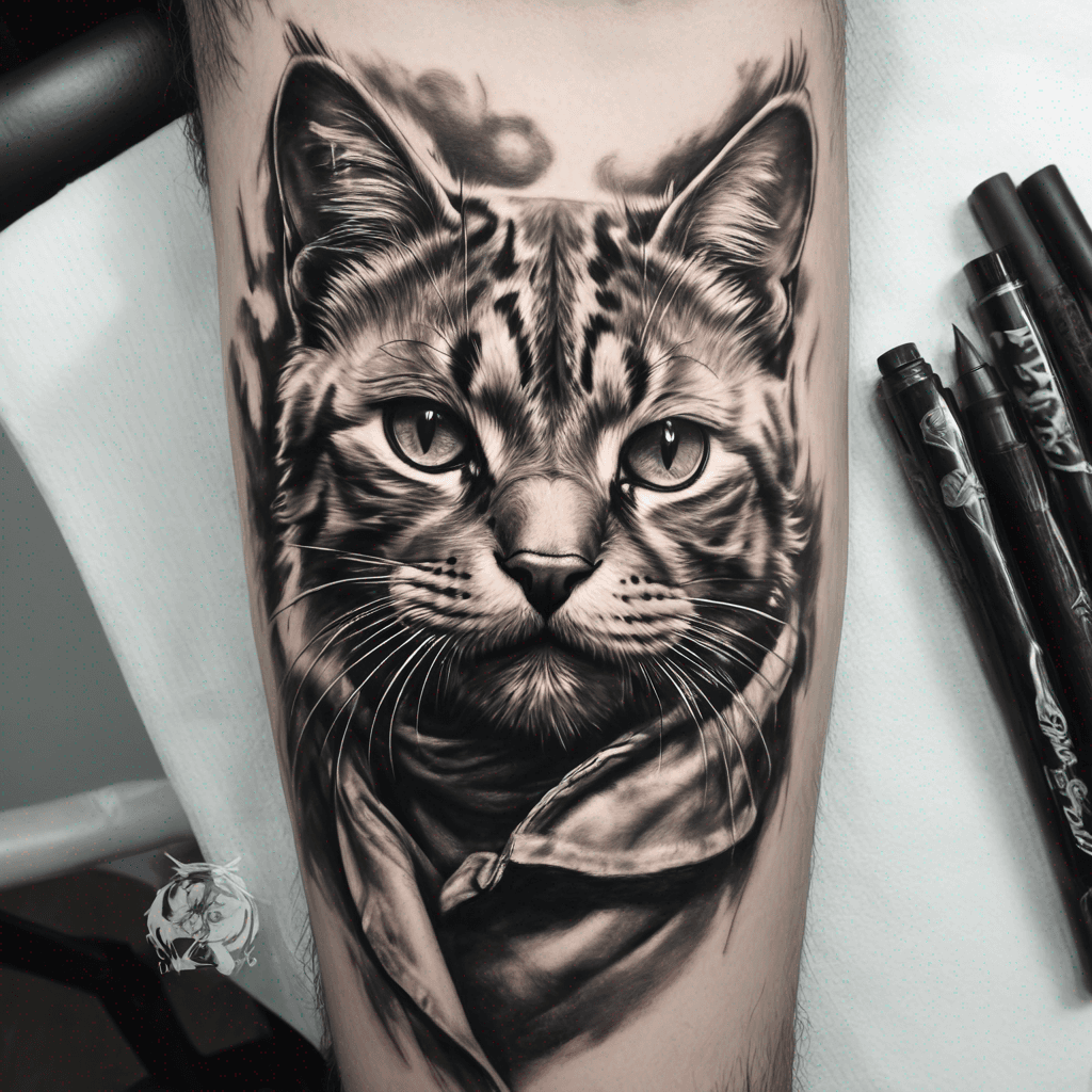 Un gatto che gioca