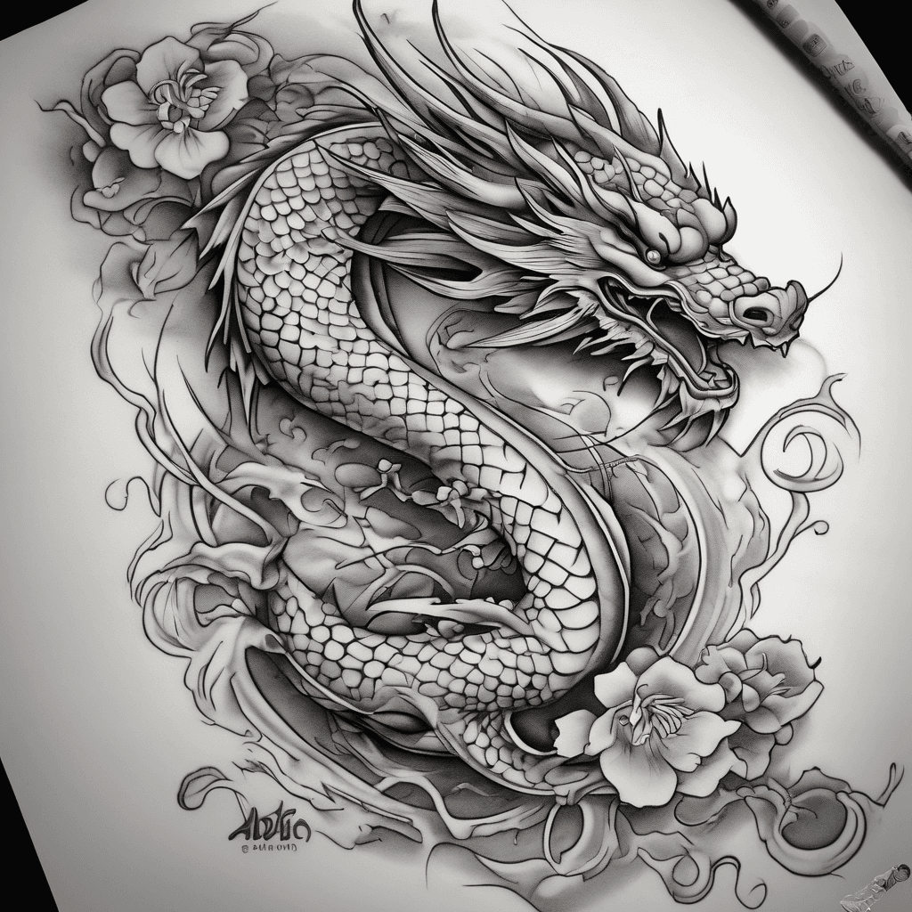 A beautiful tattoo design featuring the name "Aedon 6/26/2003" in elegant lettering