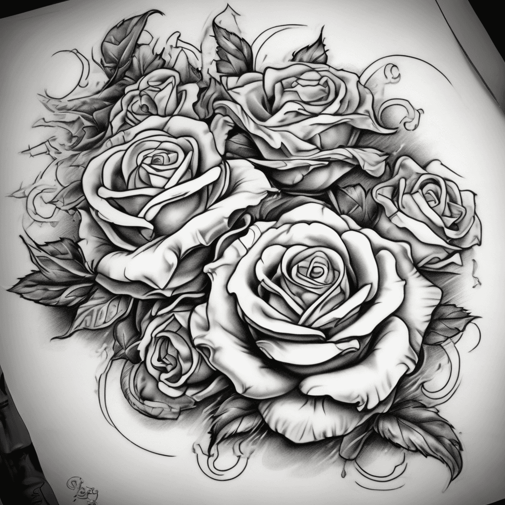 A beautiful tattoo design featuring the name "Aedon 6/26/2003" in elegant lettering
