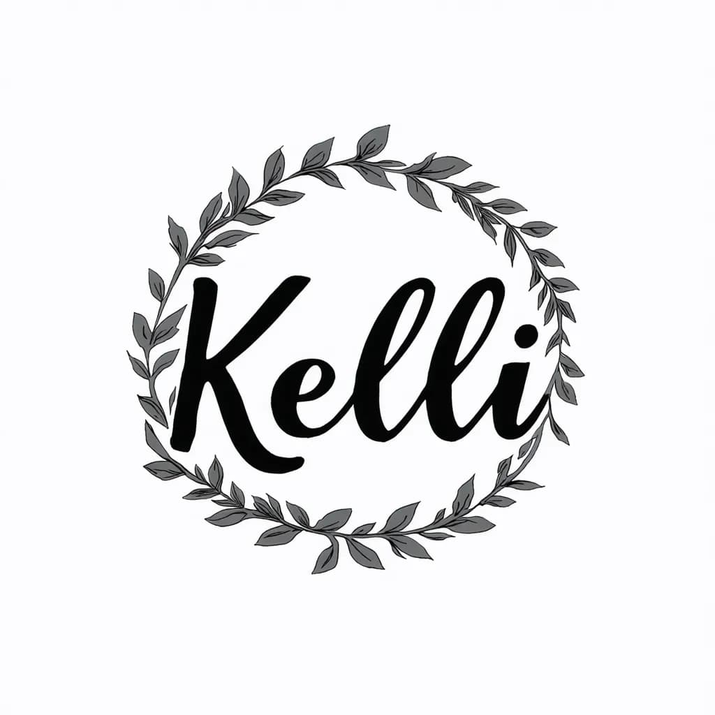 “Kelli” surrounded by minimal vines