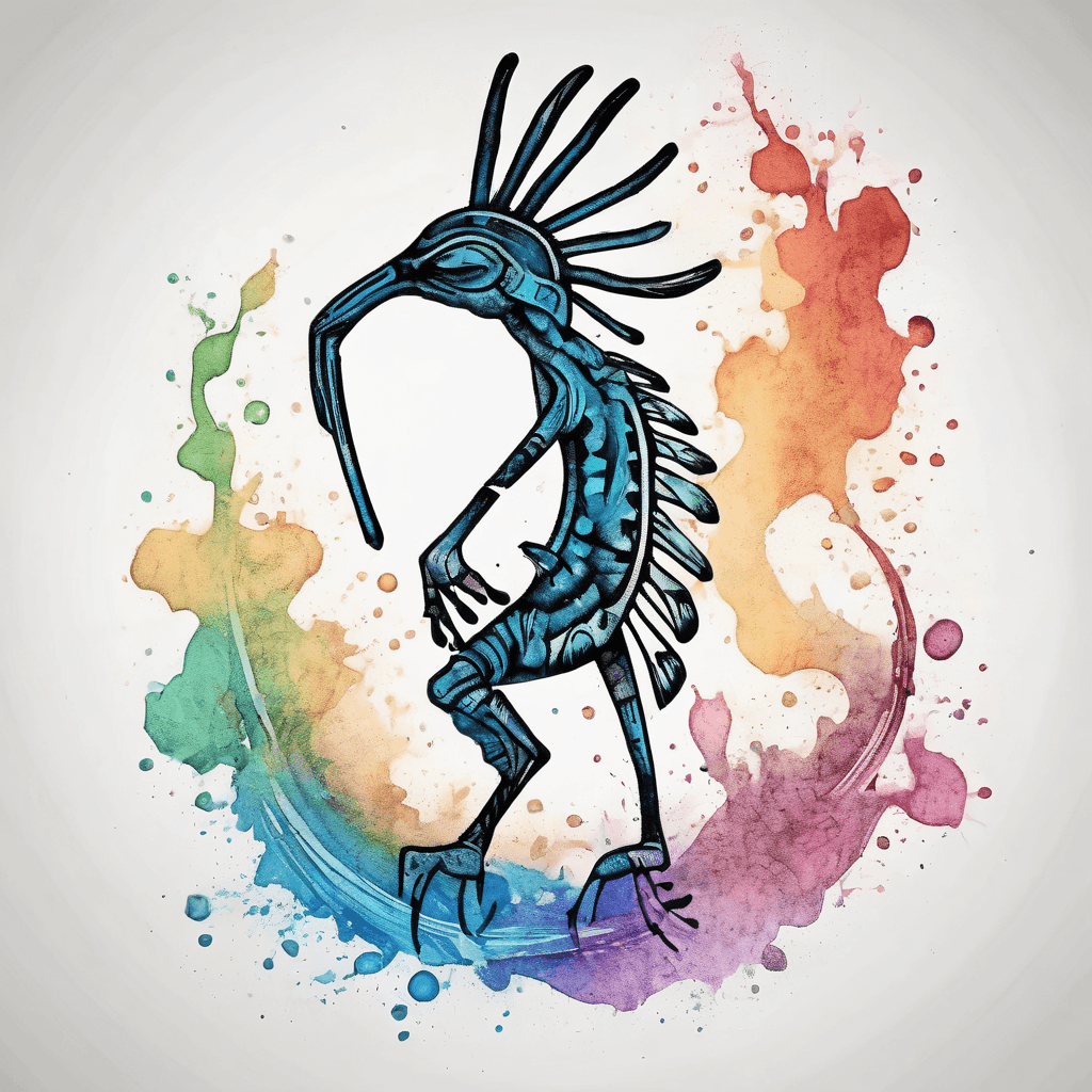 kokopelli colorful