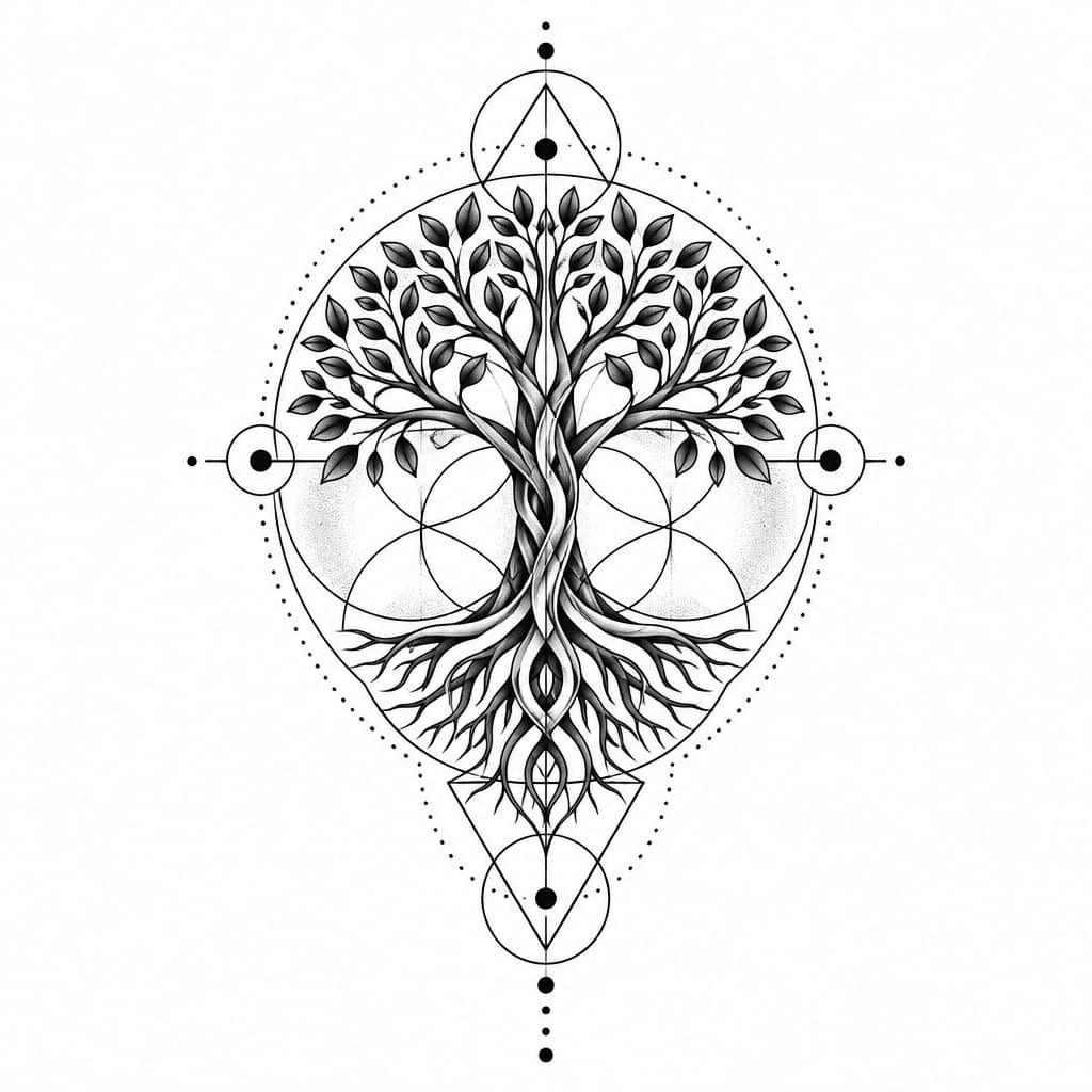 Geo metric tree of life