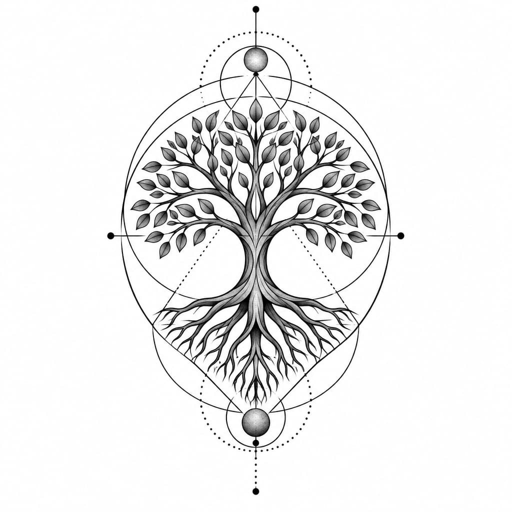 Geo metric tree of life