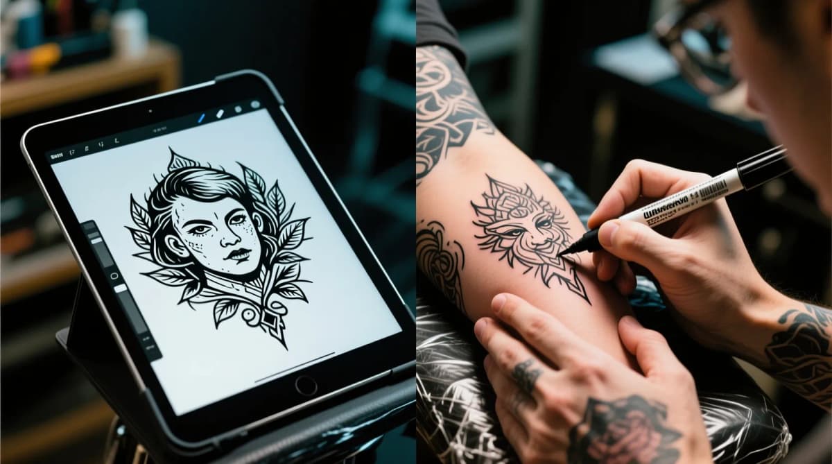 Image to Tattoo vs. Freehand: Which is Right for You?