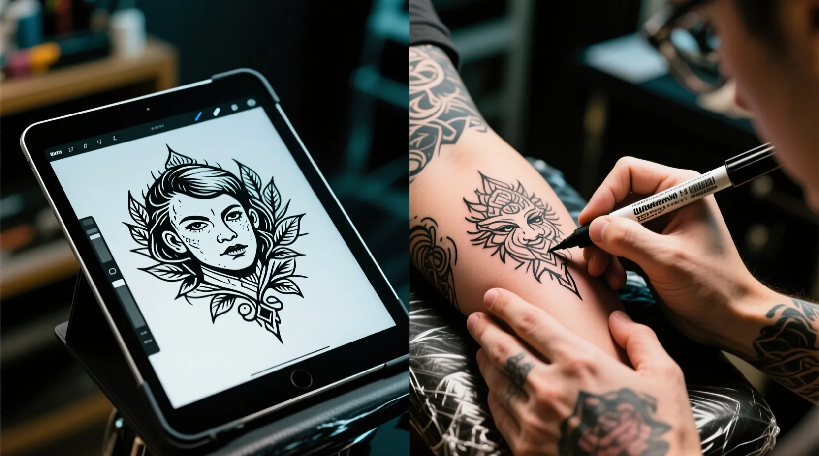 Image to Tattoo vs. Freehand: Which is Right for You?