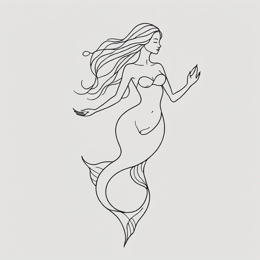 a mermaid