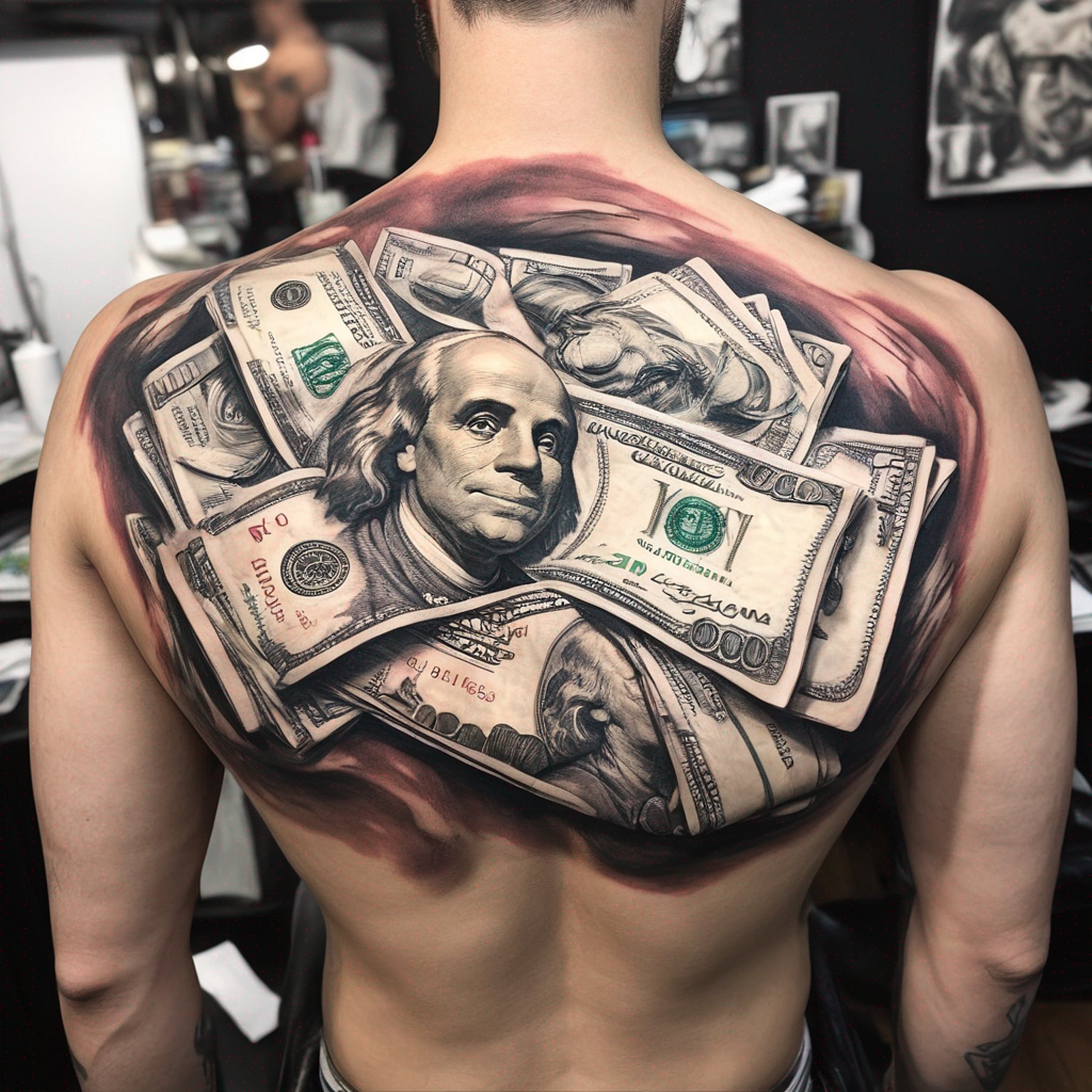money tattoo