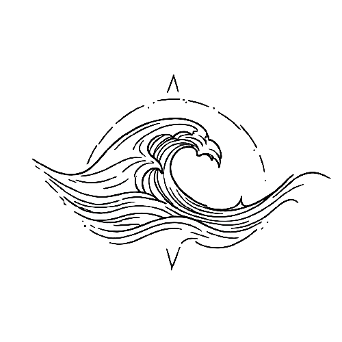 wave tattoo