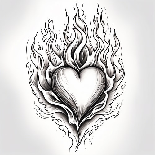heart tattoo
