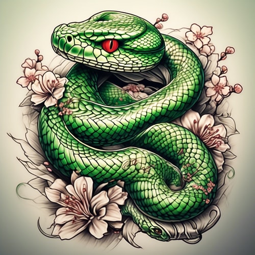 snake tattoo