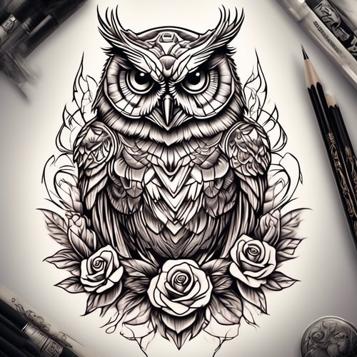 owl tattoo