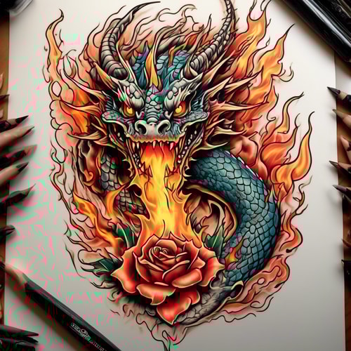 dragon tattoo