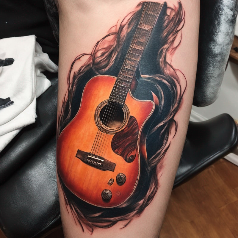 Chest tattoo