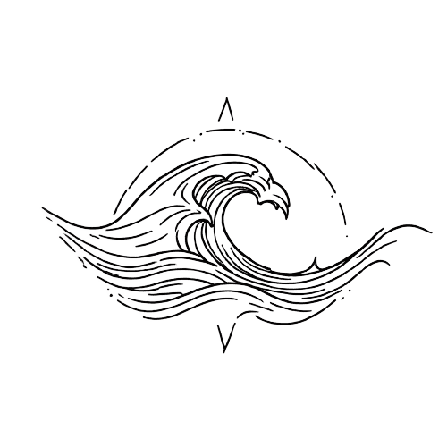 wave tattoo