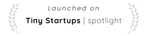 Tiny Startups Badge